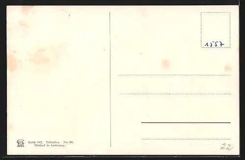 Künstler-AK Friedrich Perlberg: Stephanstor in Jerusalem