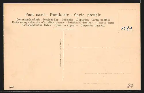 AK Cana Galilaea, Ortsansicht hinter Feldern