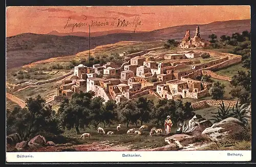 Künstler-AK F.Perlberg: Bethanie, Teilansicht