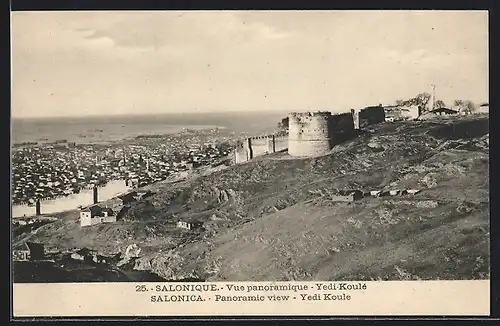 AK Salonique, Vue Panoramique, Yedi-Koulé