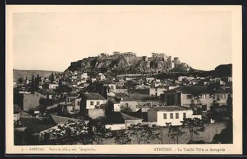 AK Athènes, la Vieille Ville et Acropole