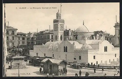 AK Alger, La Mosquée Djemaá-el-Kébir