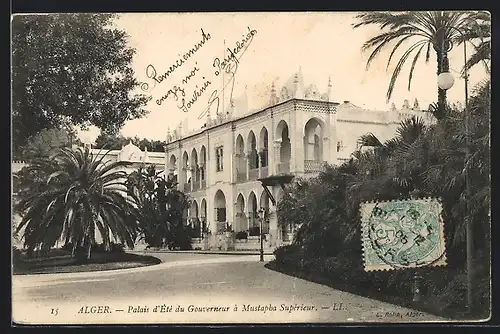 AK Alger, Palais d`Ete du Gouverneur a Mustapha Superieur