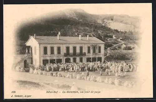 AK Béni-Saf, La direction, un jour de paye