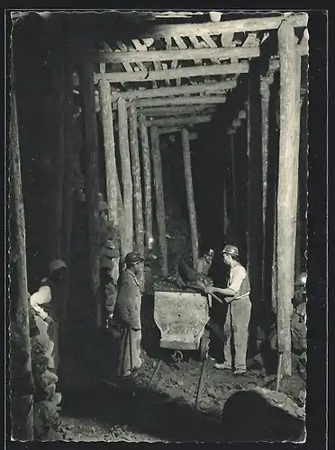 AK Kouif, Mine, Chantier avec chargement manuel