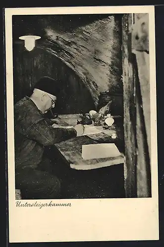 AK Clausthal-Zellerfeld, Bergmann in der Untersteigerkammer