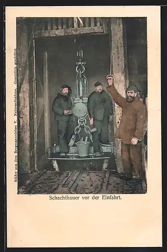 AK Schachthauer vor der Einfahrt, Bergbau