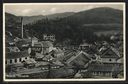 AK Rudnik-Hrastnik, Kohlebergwerk aus der Vogelschau