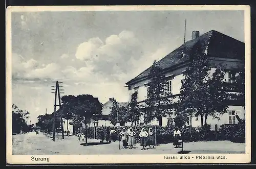 AK Surany, Farská ulica, Plébánia utca