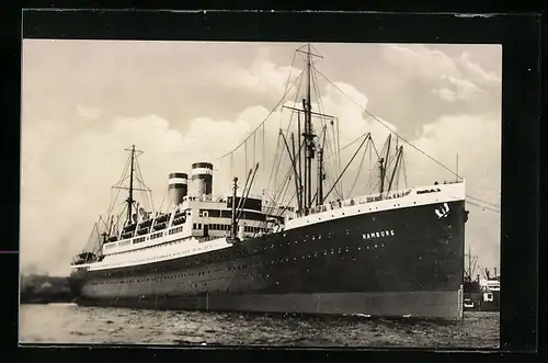 AK Passagierschiff Hamburg im Hafen