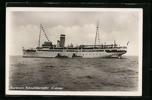 AK Turbinen-Schnelldampfer Cobra, Hapag-Seebäderdienst