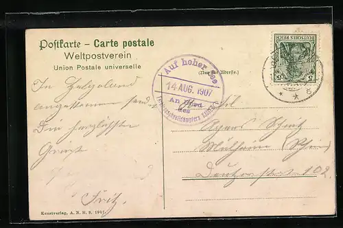 AK Turbinen-Schnelldampfer Kaiser