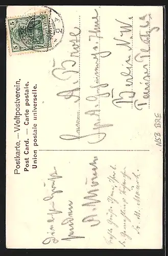 AK Breslau, Rathaus aus der Vogelschau