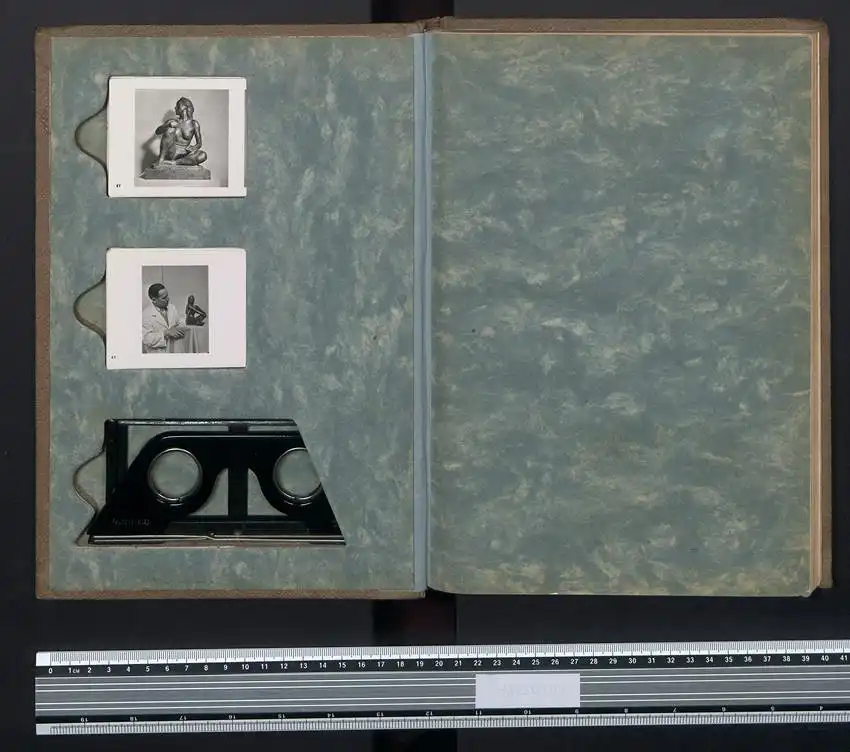 Raumbildalbum 135 Stereo-Fotos, Deutsche Plastik unserer Zeit, Berrnhard Bleeker, Arno Breker, Anton Grauel, R. Scheibe 2