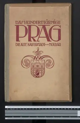 Raumbildalbum 100 Raumbildaufnahmen, Ansicht Prag, Das Hunderttürmige Prag die alte Kaiserstadt an der Moldau