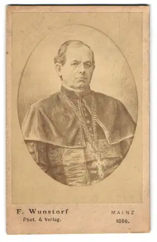 Fotografie F. Wunstorf, Mainz, Portrait Paul Leopold Haffner, Bischof von Mainz