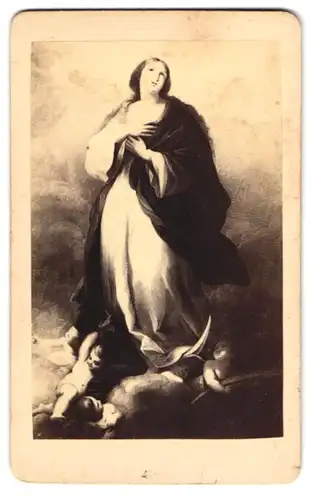 Fotografie unbekannter Fotograf und Ort, Gemälde: Maria`s Himmelfahrt, nach Murillo