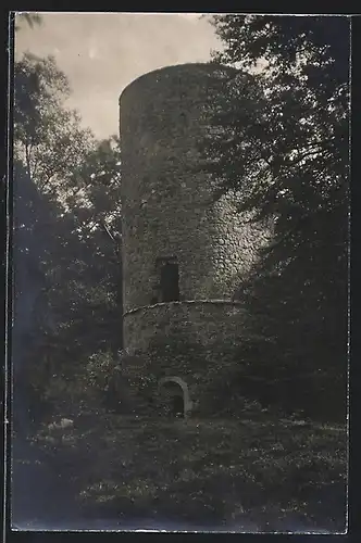 Foto-AK Hann. Münden, Burgruine Bramburg 1924