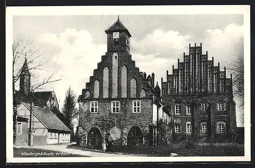 AK Kloster Zinna, Partie am Klostergebäude