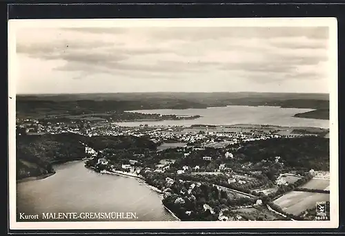 AK Malente-Gremsmühlen, Gesamtansicht vom Flugzeug aus