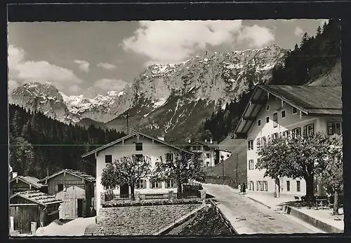 AK Ramsau / bay. Alpen, Gasthof Oberwirt mit Reiteralpe