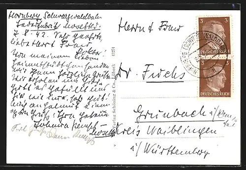 AK Hornberg (Schwarzwaldbahn), Gesamtansicht vom Bürgermeister-Vogel-Weg