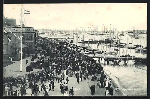 AK Kiel, Blick auf die Strandpromenade