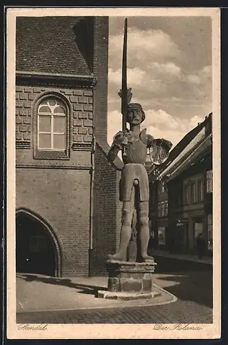 AK Stendal, Partie am Roland