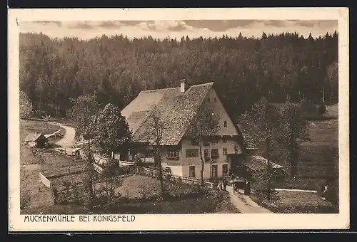 AK Königsfeld / Baden, Gasthof Muckenmühle