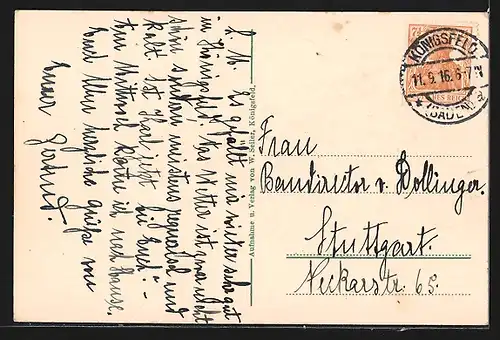 AK Königsfeld / Baden, Gasthof Muckenmühle