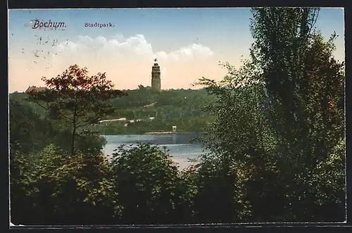 AK Bochum, Blick über den Stadtpark