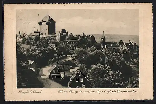 AK Solingen /Bergisch Land, Schloss Burg, das einstmalig bergische Grafenschloss