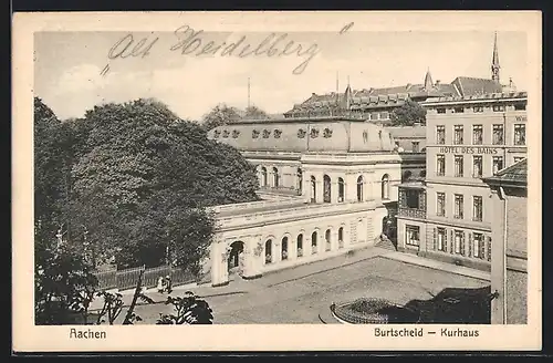 AK Aachen, Burtscheid Kurhaus