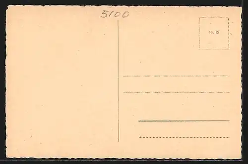 AK Bad Aachen, Gaststätte Der Postwagen, Krämerstrasse