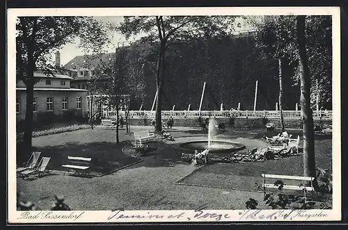 AK Bad Sassendorf /Kreis Soest, Im Kurgarten