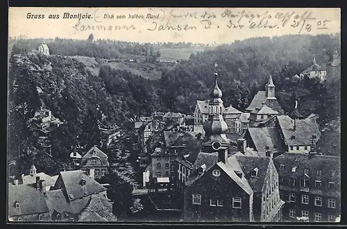 AK Montjoie, Blick vom halben Mond