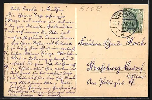 AK Montjoie, Teilansicht