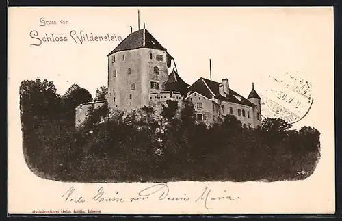 AK Wildenstein, Blick auf das Schloss