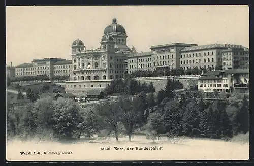 AK Bern, Blick auf den Bundespalast