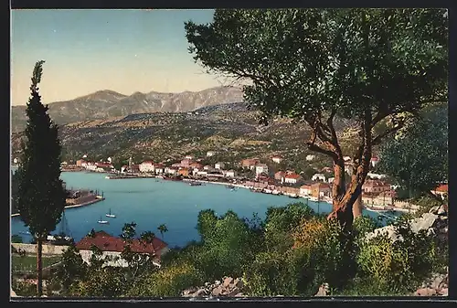 AK Gruz, Blick zum Ort vom Berg aus