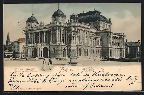 AK Zagreb, Kroatisches Nationaltheater