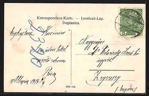 AK Abbazia, Nördlicher Strandweg mit Villen