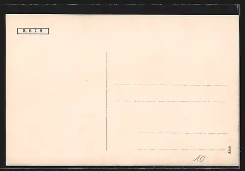 AK Abbazia, Chioggiottenboote vor dem Ort