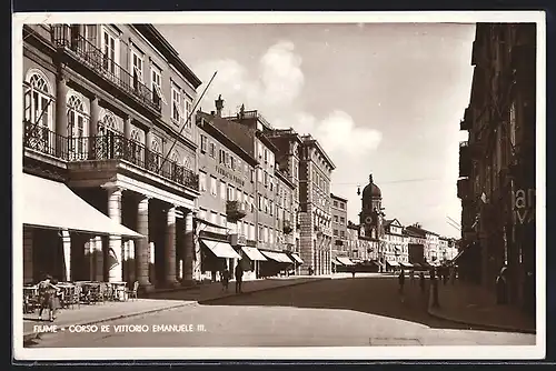 AK Fiume, Corso re Vittorio Emanuele III.