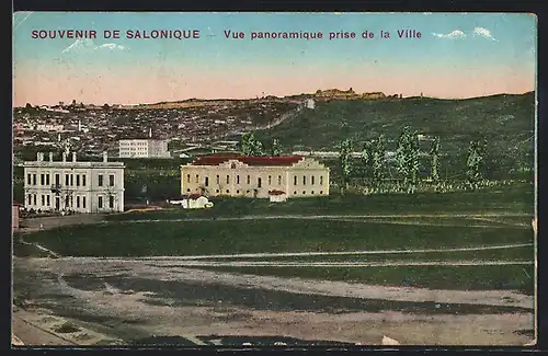 AK Salonique, Vue panoramique de la Ville