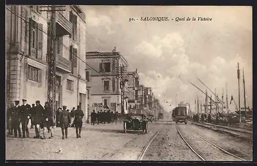 AK Salonique, Quai de la Victoire