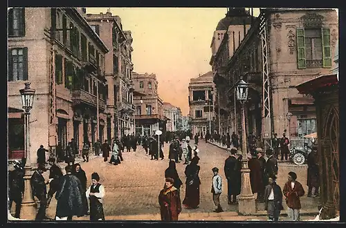 AK Salonica, Venizelos Street seen from the sea