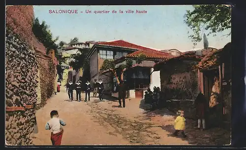 AK Salonique, Un quartier de la Ville haute