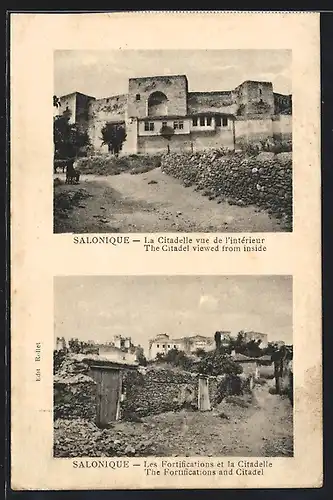 AK Salonique, La Citadelle vue de l`interieur, Les Fortifications et la Citadelle