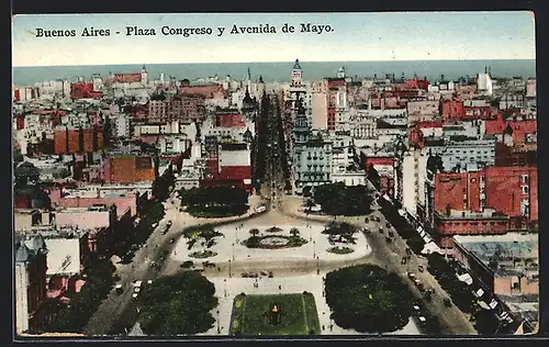 AK Buenos Aires, Plaza Congreso y Avenida de Mayo